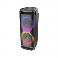 Колонка Sing-e ZQS8288, Bluetooth, 2 × 8", RGB-подсветка, с двумя микрофонами Колонка Sing-e ZQS8288, Bluetooth, 2 × 8", RGB-подсветка, с двумя микрофонами