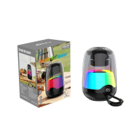 Колонка Sing-e ZQS-L02, Bluetooth 5.0, динамик 2", RGB, FM-радио