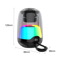 Колонка Sing-e ZQS-L02, Bluetooth 5.0, динамик 2", RGB, FM-радио