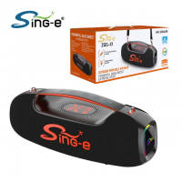 Колонка Sing-e ZQS-X1, 60 Вт, Bluetooth 5.3, 5000 мА·ч, RGB, IPX5