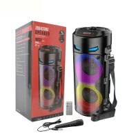 Колонка ZQS4239S, 16 Вт, Bluetooth 5.0, 2 × 4", RGB, микрофон