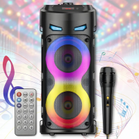 Колонка ZQS4239S, 16 Вт, Bluetooth 5.0, 2 × 4", RGB, микрофон