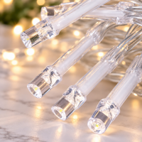Гирлянда-нить 2-0650, 800 LED, 45 м, белый свет, белый провод