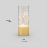 Декоративный ночник «Свеча» 2-0804, 20 LED, 20 × 7,5 см, на батарейках Декоративный ночник «Свеча» 2-0804, 20 LED, 20 × 7,5 см, на батарейках
