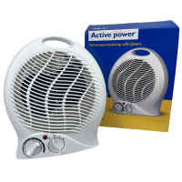 Тепловентилятор Active Power AD-01, 2000 Вт, 2 режима обогрева, термостат