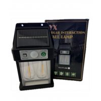 Настенный фонарь с солнечной панелью 